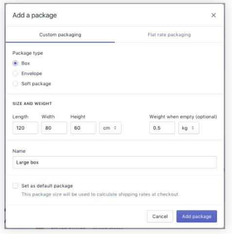 shopify物流需要打什么单,shopee包裹尺寸要求