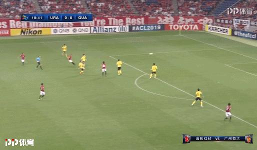 亚冠恒大决赛首回合,广州恒大vs浦和红钻上半场