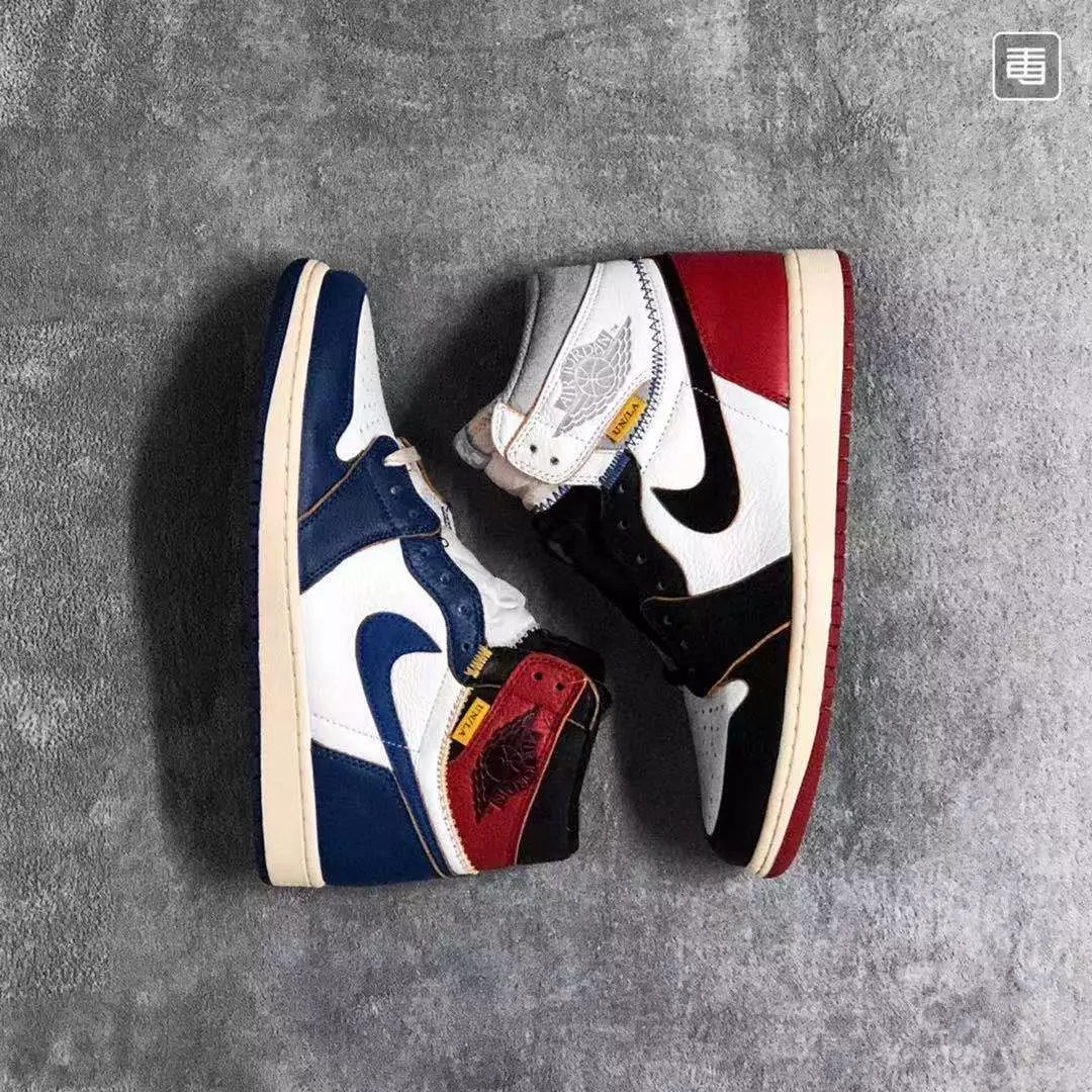 2021年aj1十大最值得入手的鞋,unionxaj1灰红