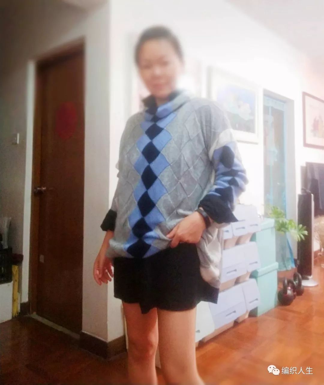 马海毛毛衣十三针编织花样图解,白桦编织衣服袖子收针