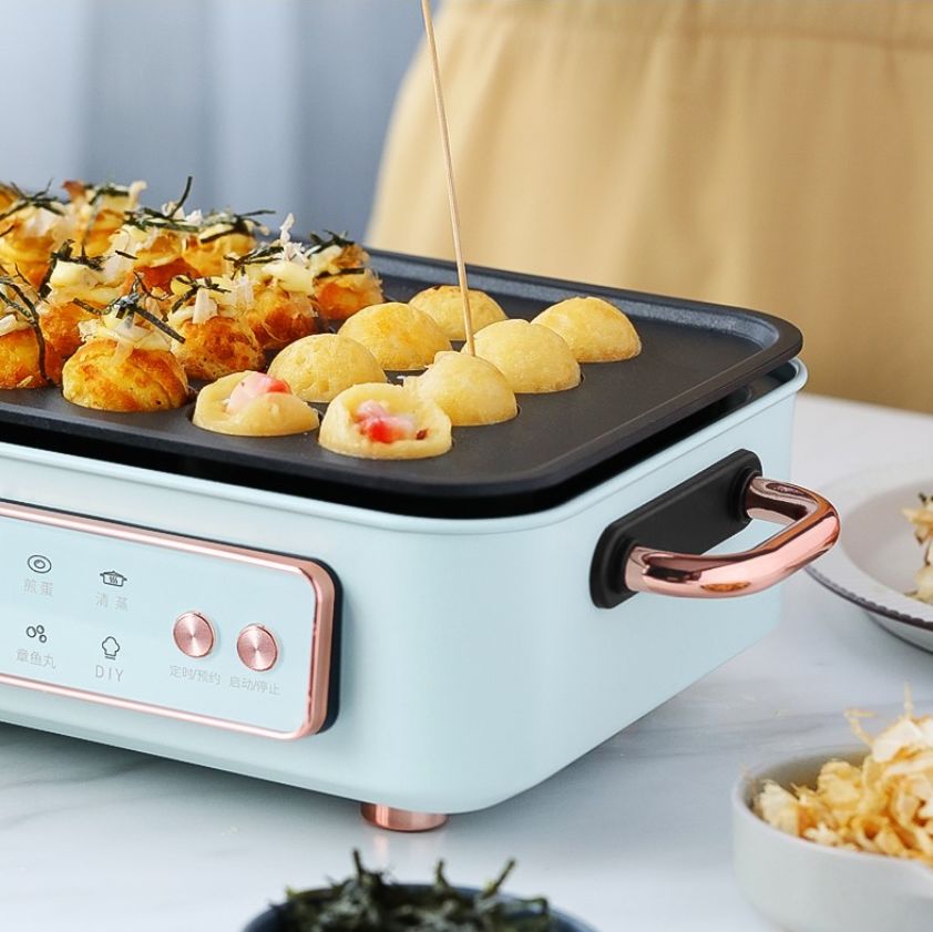 可煎可炒可炖的一款多功能锅,这款多功能锅可蒸可烤可煮