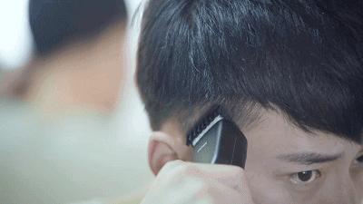 家用理发器剃发型教程,使用电动剃头器自己理发教程