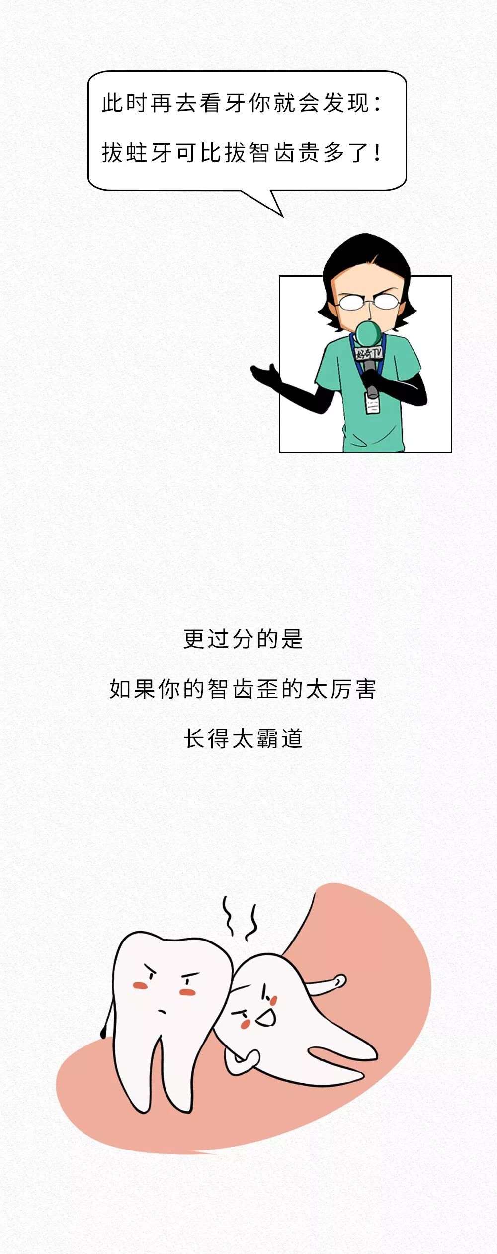 拔智齿的全过程漫画,智齿漫画版