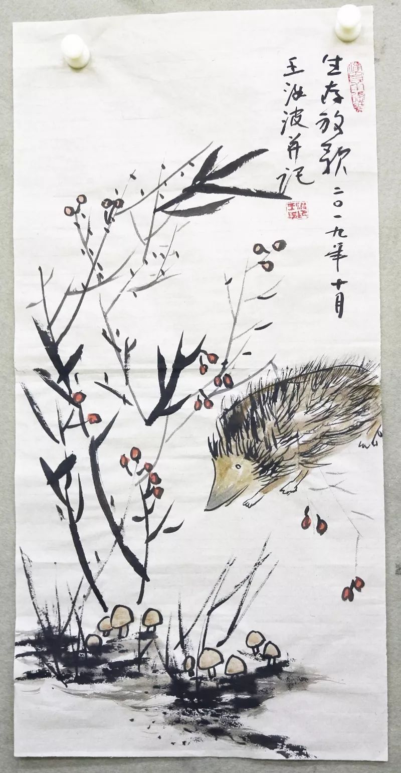 山东监狱书法展示,山东监狱疫情绘画作品展示