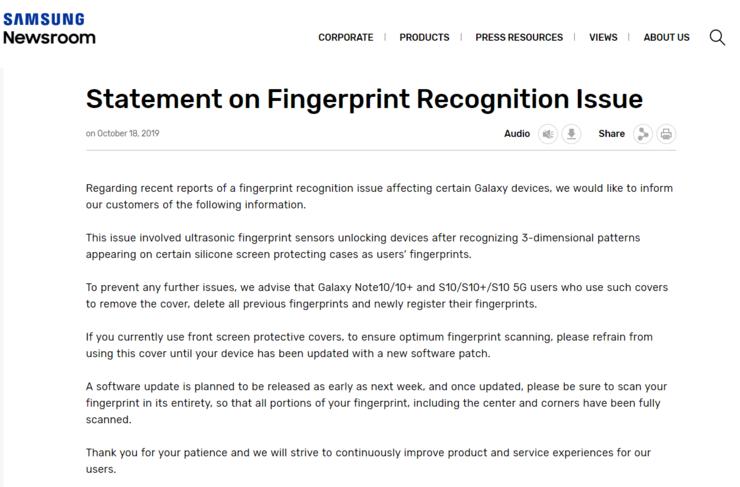 三星又出事了,三星指纹解锁遇到问题