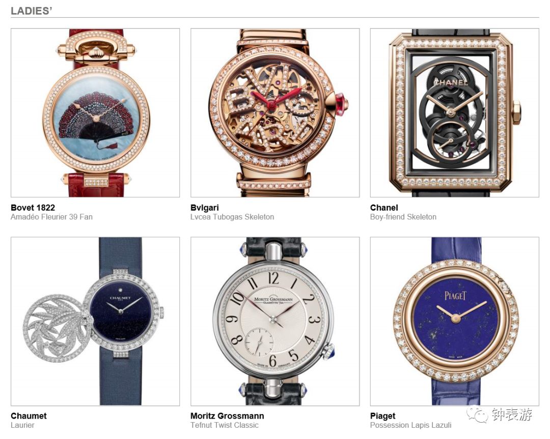 2022瑞士日内瓦gphg挑战奖,日内瓦钟表大赏2020入围表