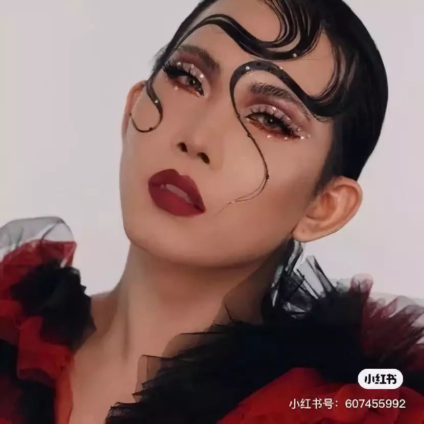 单眼皮肿眼泡轻欧美眼妆教程,单眼皮肿眼泡无眼影眼妆教程