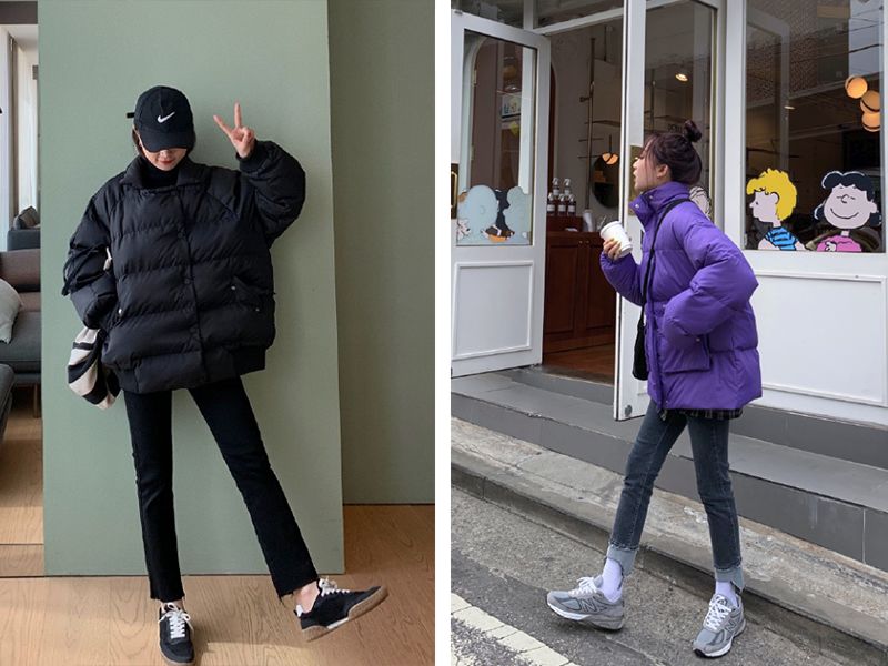 小个子宽松面包服穿衣搭配,高个子穿面包服怎么搭配