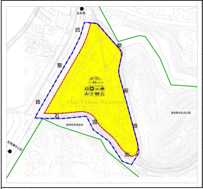 深圳绿景黎光旧改进展,黎光旧改规划图