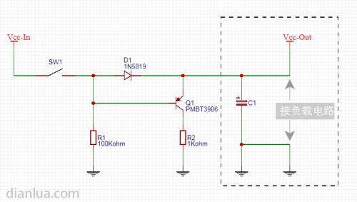 余电快速释放电路,快速泄电容电路