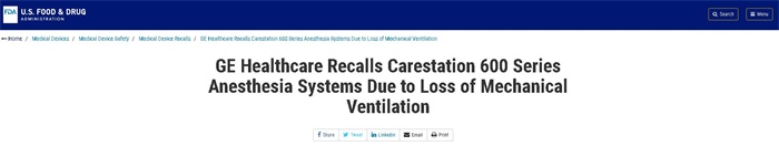 召回日志|美国FDA发布多款医疗器械一级召回，雅培、泰利福等纷纷“中招”