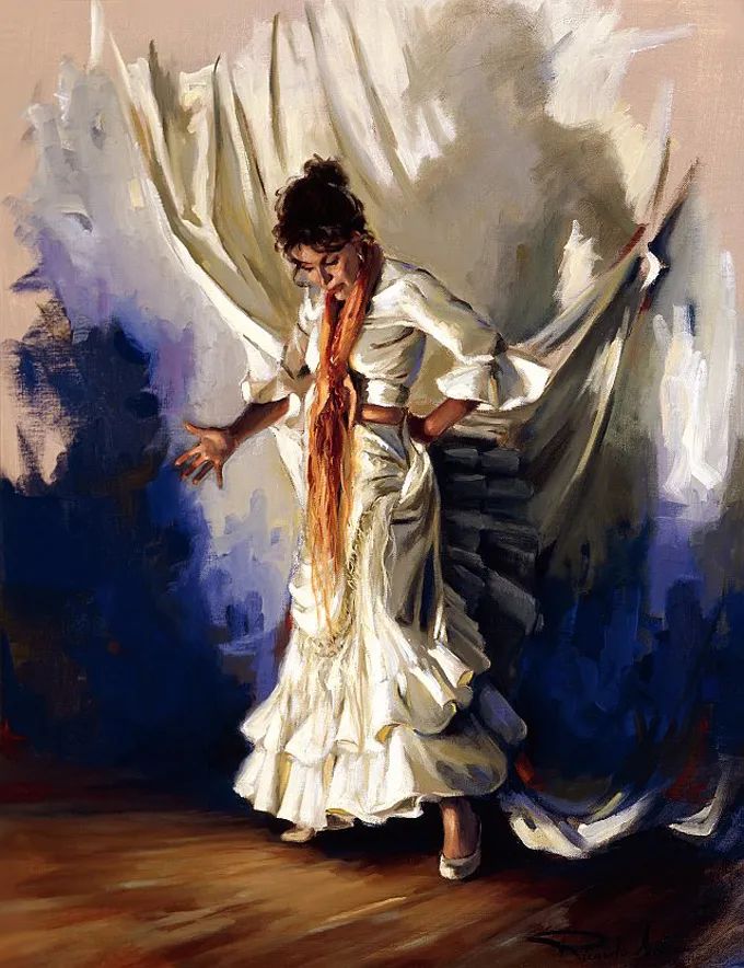 西班牙两位绘画大师笔下的曼妙形体，美的远远超乎你的想象