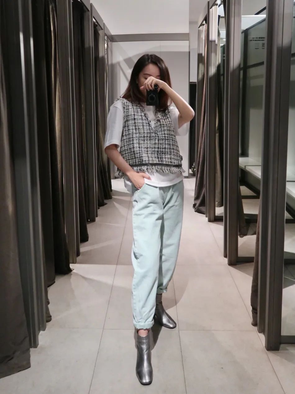 zara鑳屽績绌挎惌,zara鐗涗粩鑳屽績绌挎惌