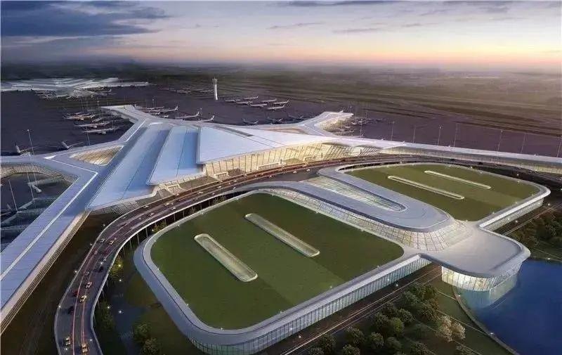 长沙黄花机场变化图,新长沙黄花国际机场效果图