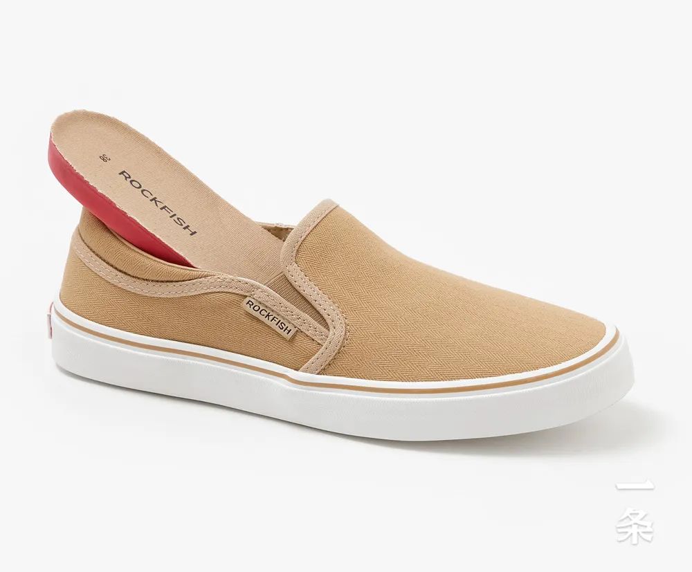 英国的小白鞋,帆布不系鞋带小白鞋