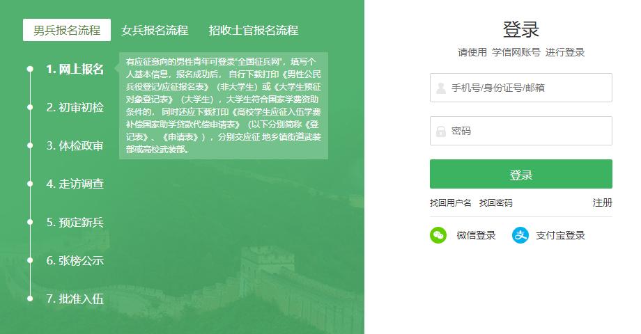 全国征兵网报名应征指南,全国征兵网报名应征