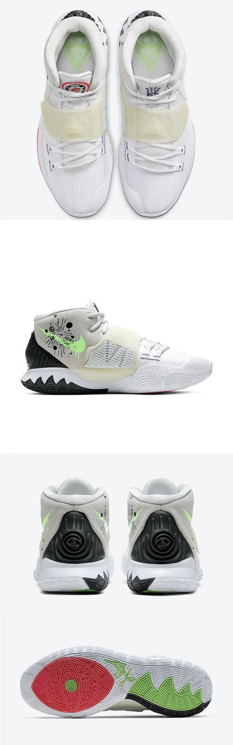 欧文六白黑金配色,黑色欧文6球鞋公认最好看的配色