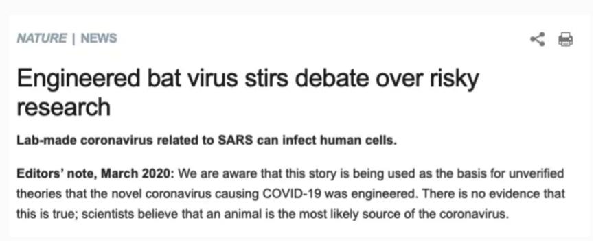 美媒报道病毒,美国对病毒来源的颠覆性认识