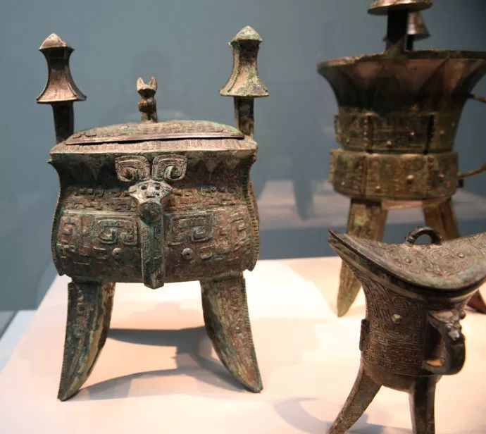 馆藏蓝锈青铜器,美国弗利尔美术馆青铜器展馆