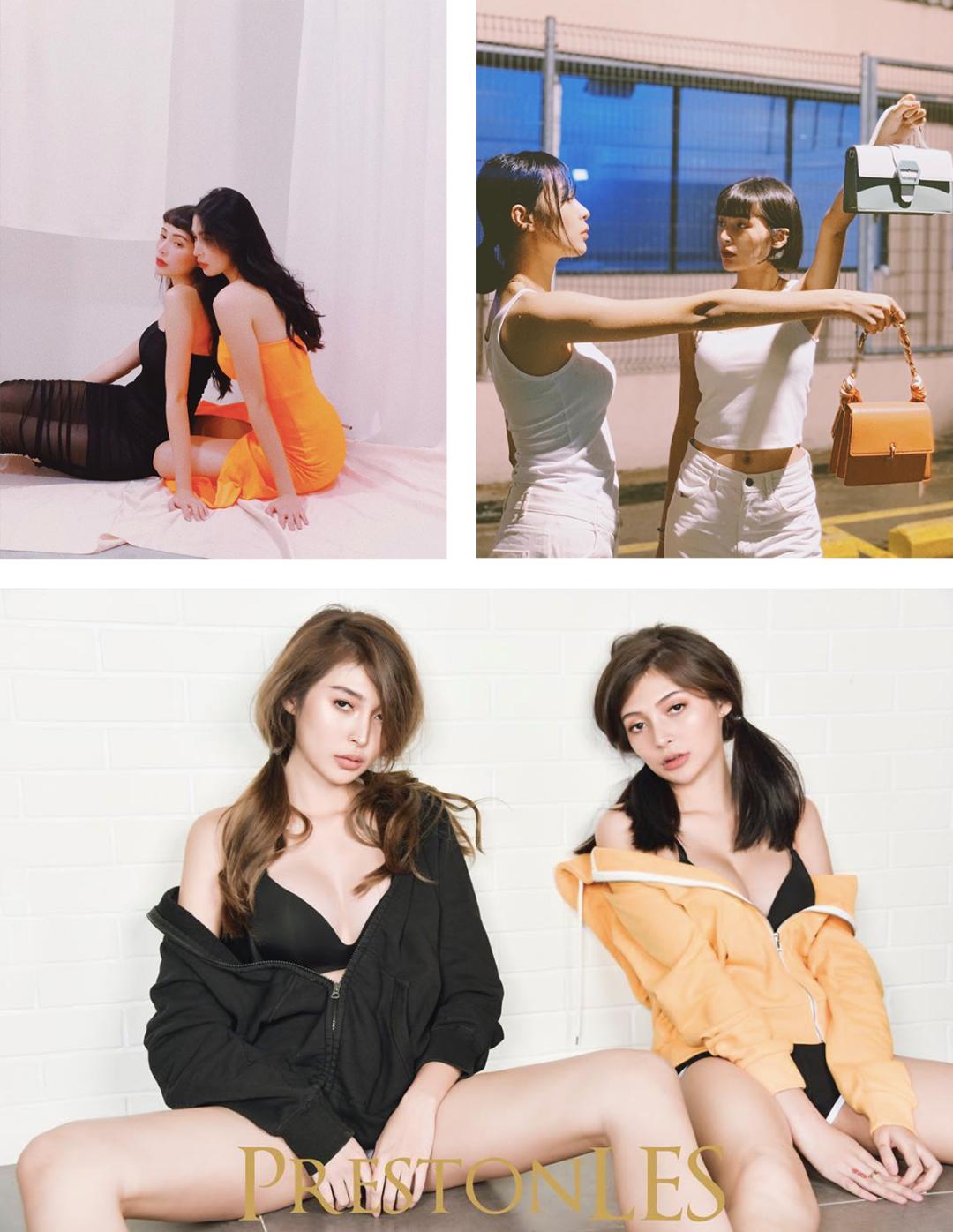 四国混血美女撞脸奥黛丽赫本,马来西亚网红双胞胎姐妹