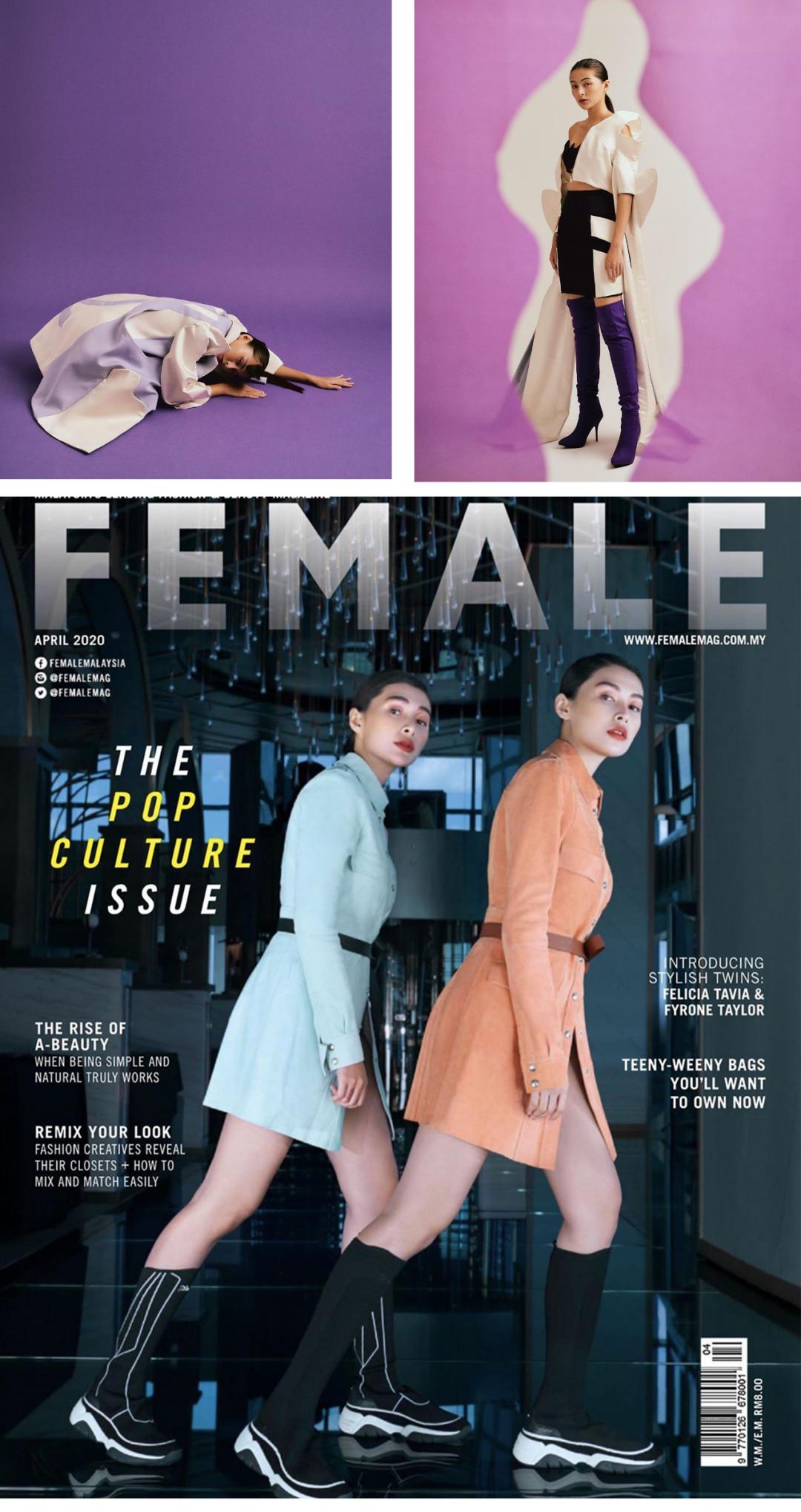 四国混血美女撞脸奥黛丽赫本,马来西亚网红双胞胎姐妹