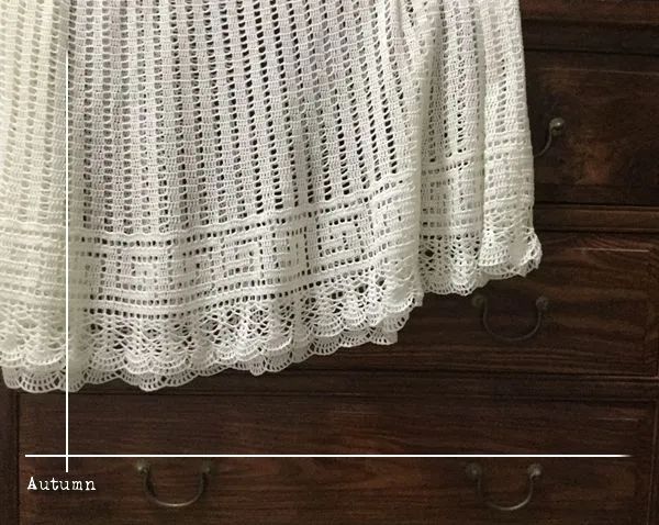 丝绒半身裙编织图解,冬款成人半身裙编织教程