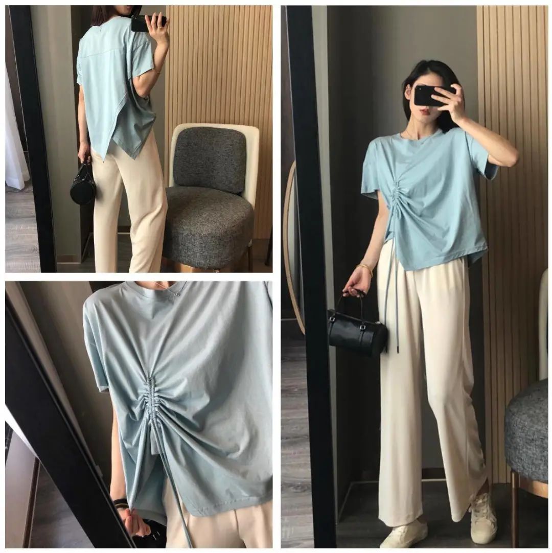 丝光棉聚酯纤维混纺面料,集合棉麻女装