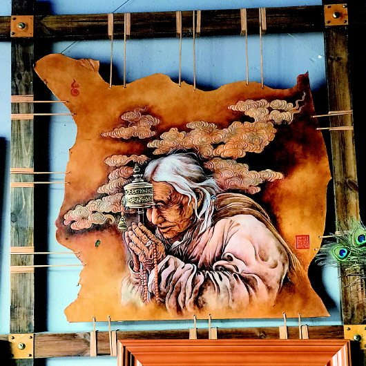 科尔沁的皮雕传人,内蒙古皮雕作品欣赏