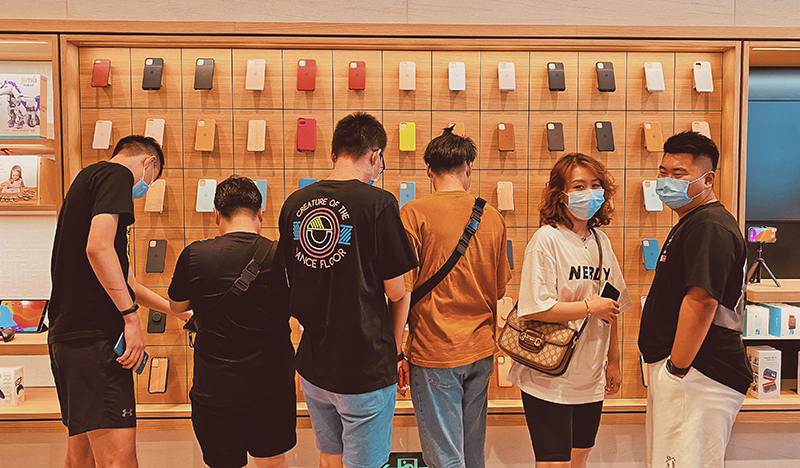 三里屯applestore开门,苹果线下applestore