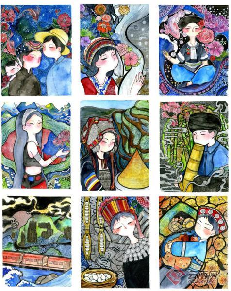 萌萌哒！云南一高校学子创作漫画版“云南十八怪”你见过吗？