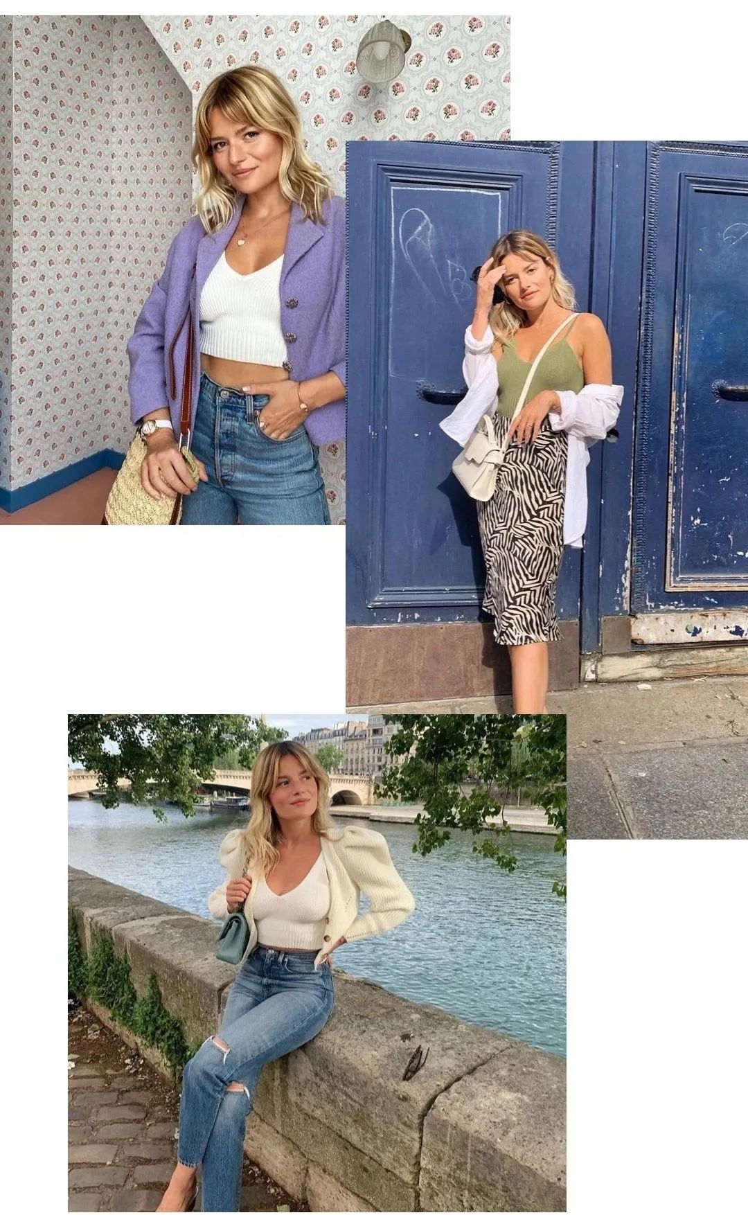 夏天可以穿针织吗,谁说夏季不能穿套装