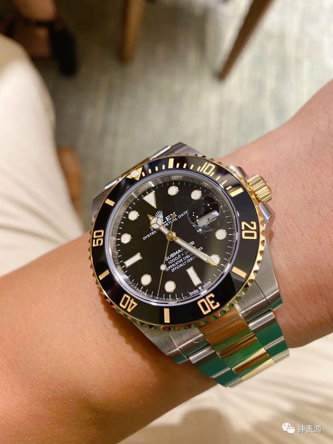 劳力士绿鬼和黑间金,劳力士新款绿水鬼超强放大细节图