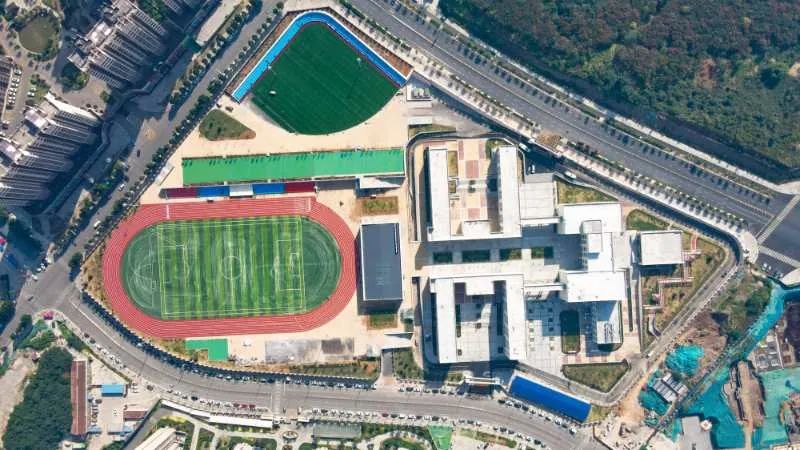 秋高气爽景致新！晋城这所新学校令人称奇