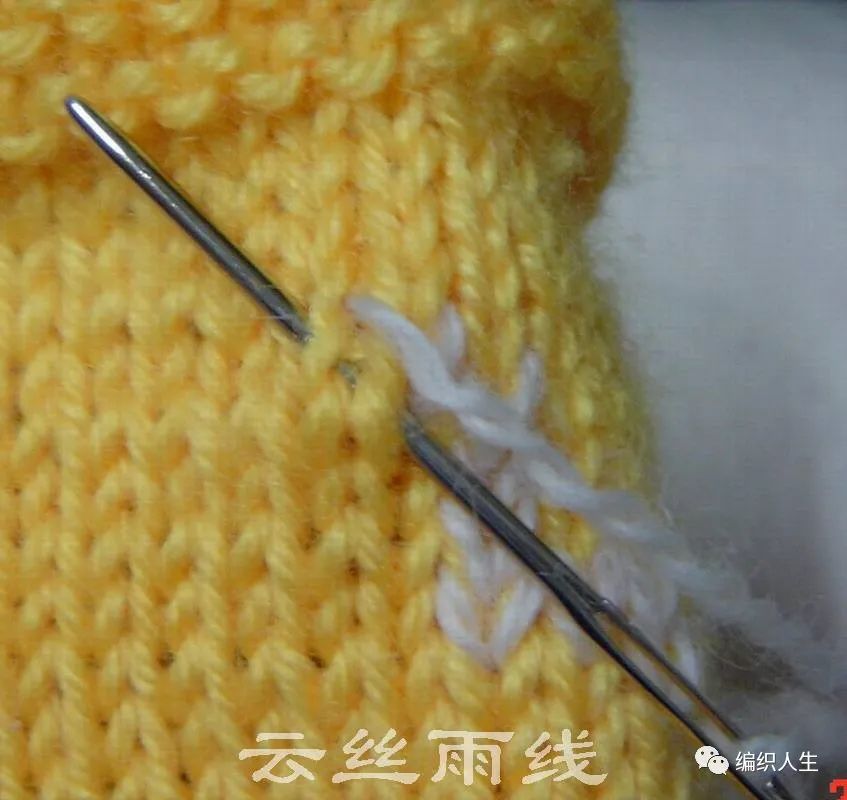 毛衣的正确绣法图解,毛衣绣字的正确方法