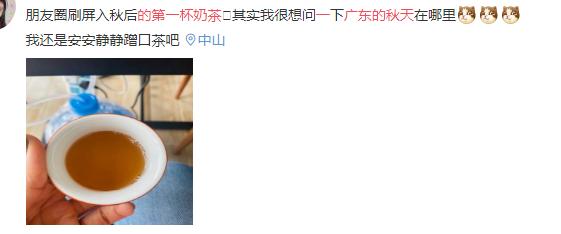 秋天第一杯奶茶的梗从哪里来的,请我喝秋天的第一杯奶茶是什么梗