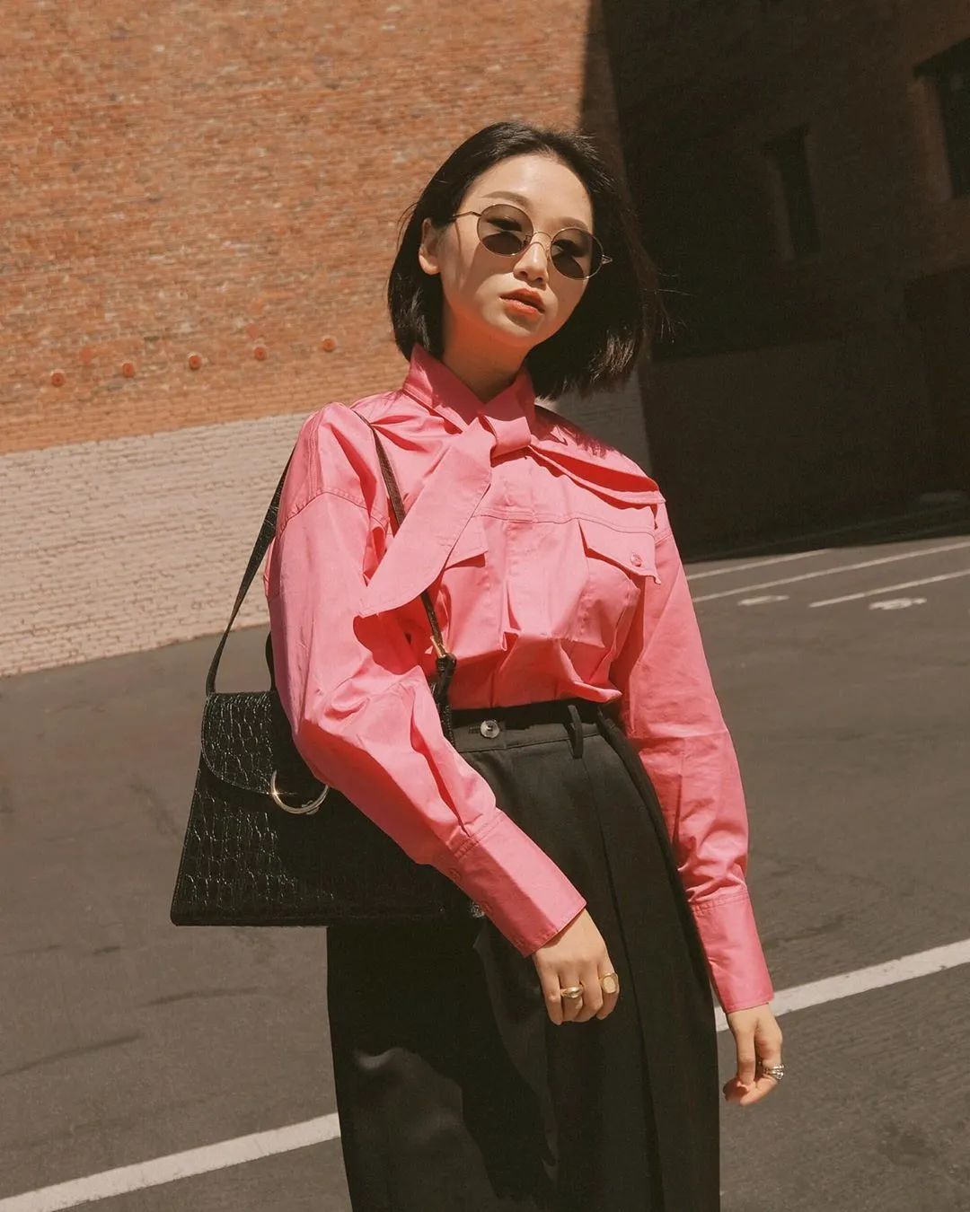 梨形身材亚裔穿搭,身材娇小怎样穿出高端大气上档次
