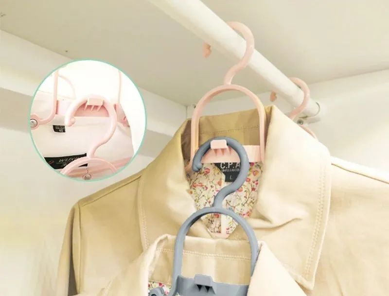 多功能可伸缩折叠衣架省空间,又方便又省空间的折叠衣架