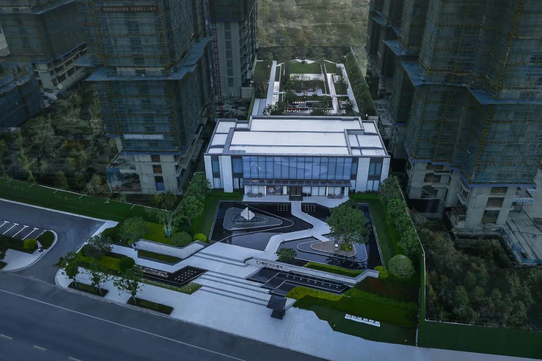 融创长乐壹号湖上样板房,景观蒙太奇