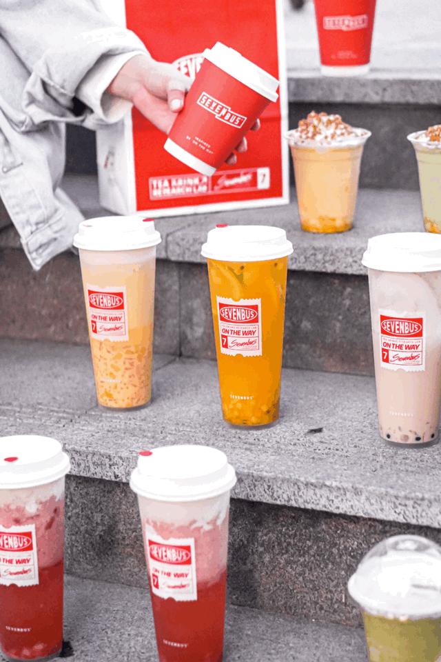 sevenbus冰淇淋奶茶9.9,sevenbus岩烧芝士奶茶