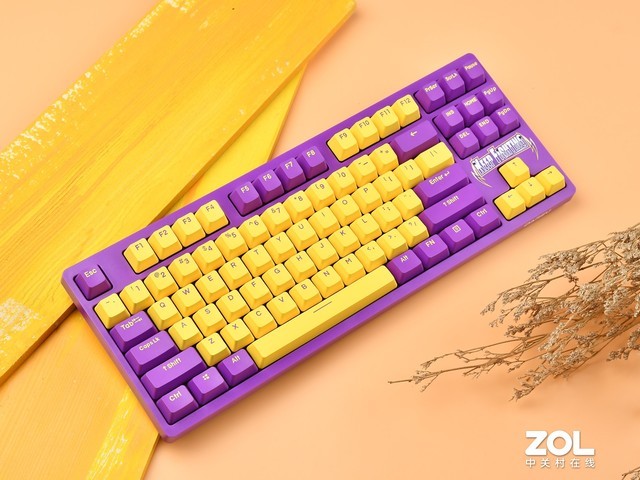 紫金之巅,达尔优a87机械键盘