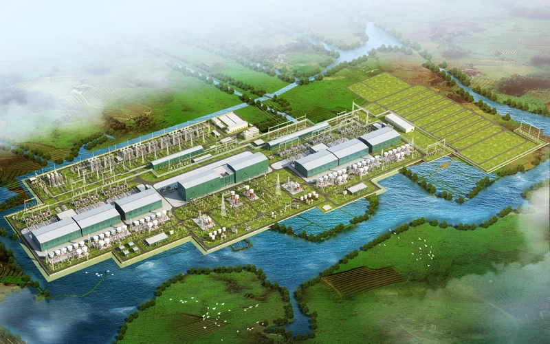 厉兵秣马啸长空,白鹤滩水电站虞城换流站