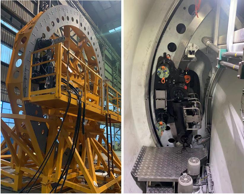 电气风电自主研发通用大兆瓦盘车测试成功再添海上吊装利器