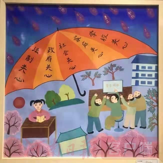 舞阳农民画作品欣赏,各地围墙上的舞阳农民画