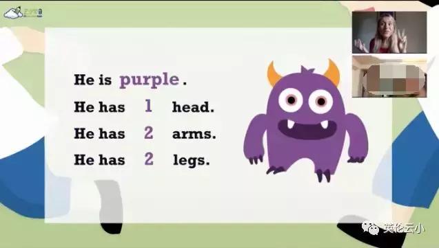 英伦云小学课程实录-认识你自己《Mybody》