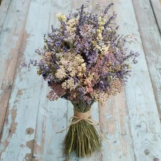 10个高颜值干花教程美爆了附教程,干花制作5朵花教程