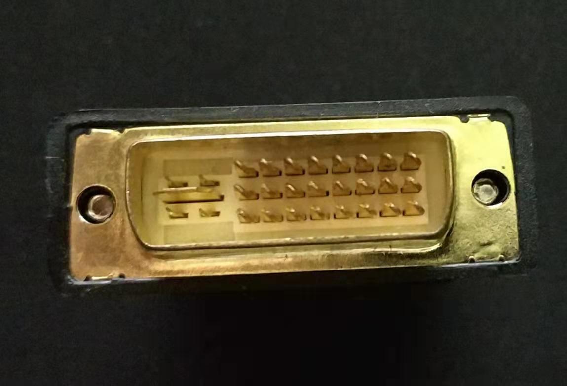 电脑dvi转vga接口怎么接,dvi转vga用线还是转换头