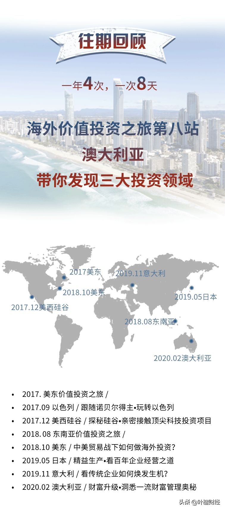 走进澳大利亚带你发现三大投资领域