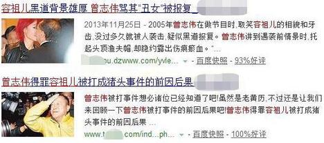 凌晨2点30分曾志伟遭毒打，缝29针几乎没命，隔月容祖儿被带警局