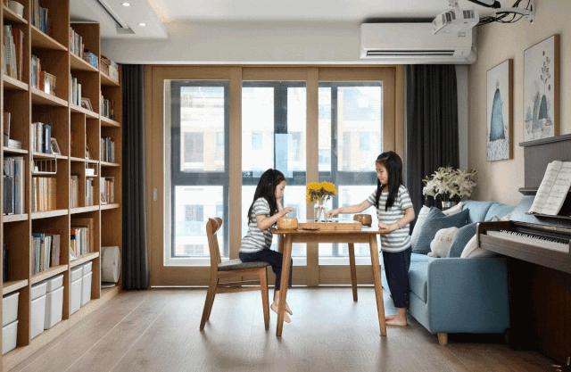 96㎡双宝之家,不换房只翻新,轻松Get日式亲子宅,实用又舒适