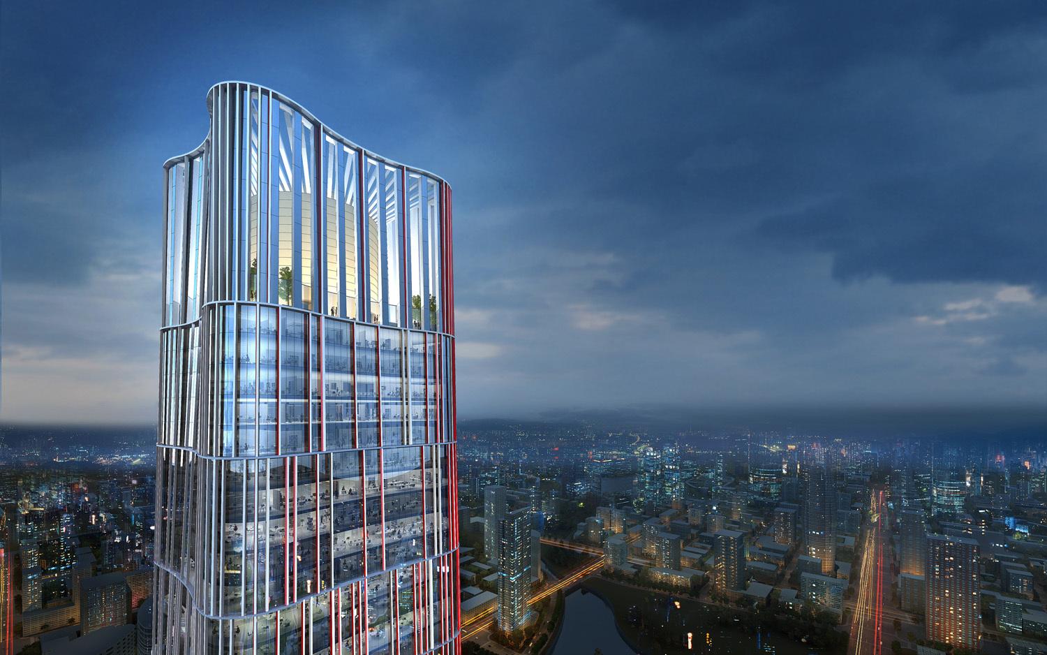 武汉400摩天高楼集合,武汉900米的高楼大厦